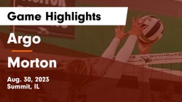 Argo  vs Morton  Game Highlights - Aug. 30, 2023