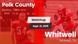 Matchup: Polk County vs. Whitwell  2018
