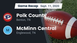 Recap: Polk County  vs. McMinn Central  2020