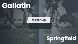 Matchup: Gallatin vs. Springfield  2016