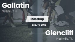Matchup: Gallatin vs. Glencliff  2016