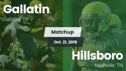 Matchup: Gallatin vs. Hillsboro  2016