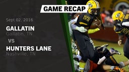 Recap: Gallatin  vs. Hunters Lane  2016