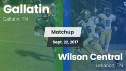 Matchup: Gallatin vs. Wilson Central  2017