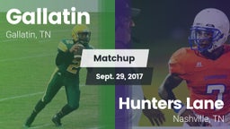 Matchup: Gallatin vs. Hunters Lane  2017