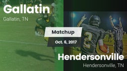 Matchup: Gallatin vs. Hendersonville  2017