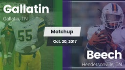 Matchup: Gallatin vs. Beech  2017