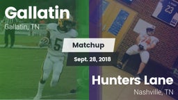 Matchup: Gallatin vs. Hunters Lane  2018