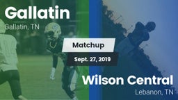 Matchup: Gallatin vs. Wilson Central  2019