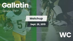 Matchup: Gallatin vs. WC 2019