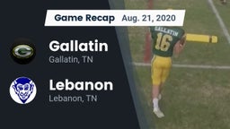 Recap: Gallatin  vs. Lebanon  2020