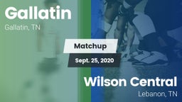 Matchup: Gallatin vs. Wilson Central  2020