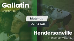 Matchup: Gallatin vs. Hendersonville  2020