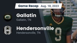 Recap: Gallatin  vs. Hendersonville  2023