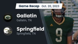 Recap: Gallatin  vs. Springfield  2023