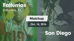 Matchup: Falfurrias vs. San Diego 2016