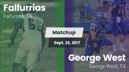 Matchup: Falfurrias vs. George West  2017