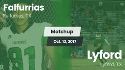 Matchup: Falfurrias vs. Lyford  2017