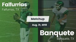 Matchup: Falfurrias vs. Banquete  2018