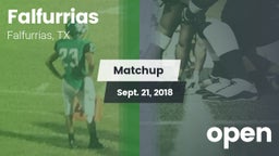 Matchup: Falfurrias vs. open 2018