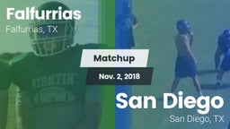 Matchup: Falfurrias vs. San Diego  2018