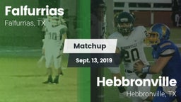 Matchup: Falfurrias vs. Hebbronville  2019