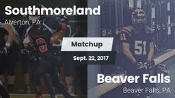 Matchup: Southmoreland vs. Beaver Falls  2017