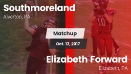 Matchup: Southmoreland vs. Elizabeth Forward  2017