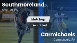 Matchup: Southmoreland vs. Carmichaels  2018