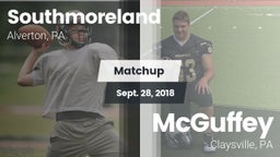 Matchup: Southmoreland vs. McGuffey  2018
