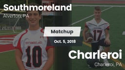 Matchup: Southmoreland vs. Charleroi  2018