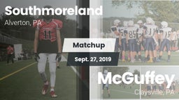 Matchup: Southmoreland vs. McGuffey  2019