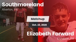 Matchup: Southmoreland vs. Elizabeth Forward  2020