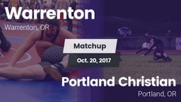 Matchup: Warrenton vs. Portland Christian  2017