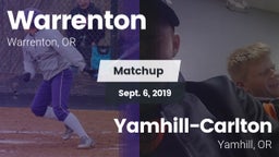Matchup: Warrenton vs. Yamhill-Carlton  2019