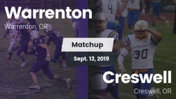 Matchup: Warrenton vs. Creswell  2019