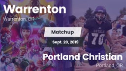 Matchup: Warrenton vs. Portland Christian  2019