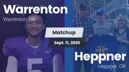 Matchup: Warrenton vs. Heppner  2020