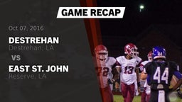 Recap: Destrehan  vs. East St. John  2016