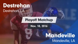 Matchup: Destrehan vs. Mandeville  2016
