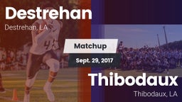 Matchup: Destrehan vs. Thibodaux  2017