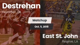Matchup: Destrehan vs. East St. John  2018