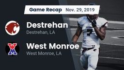 Recap: Destrehan  vs. West Monroe  2019