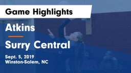 Atkins  vs Surry Central  Game Highlights - Sept. 5, 2019