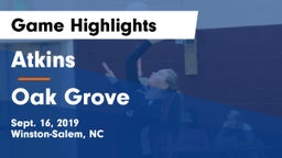 Atkins  vs Oak Grove  Game Highlights - Sept. 16, 2019