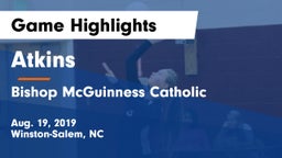 Atkins  vs Bishop McGuinness Catholic  Game Highlights - Aug. 19, 2019