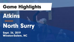 Atkins  vs North Surry  Game Highlights - Sept. 26, 2019