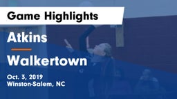 Atkins  vs Walkertown  Game Highlights - Oct. 3, 2019