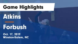 Atkins  vs Forbush  Game Highlights - Oct. 17, 2019