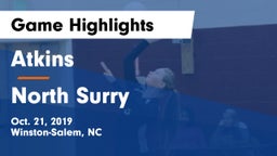 Atkins  vs North Surry  Game Highlights - Oct. 21, 2019